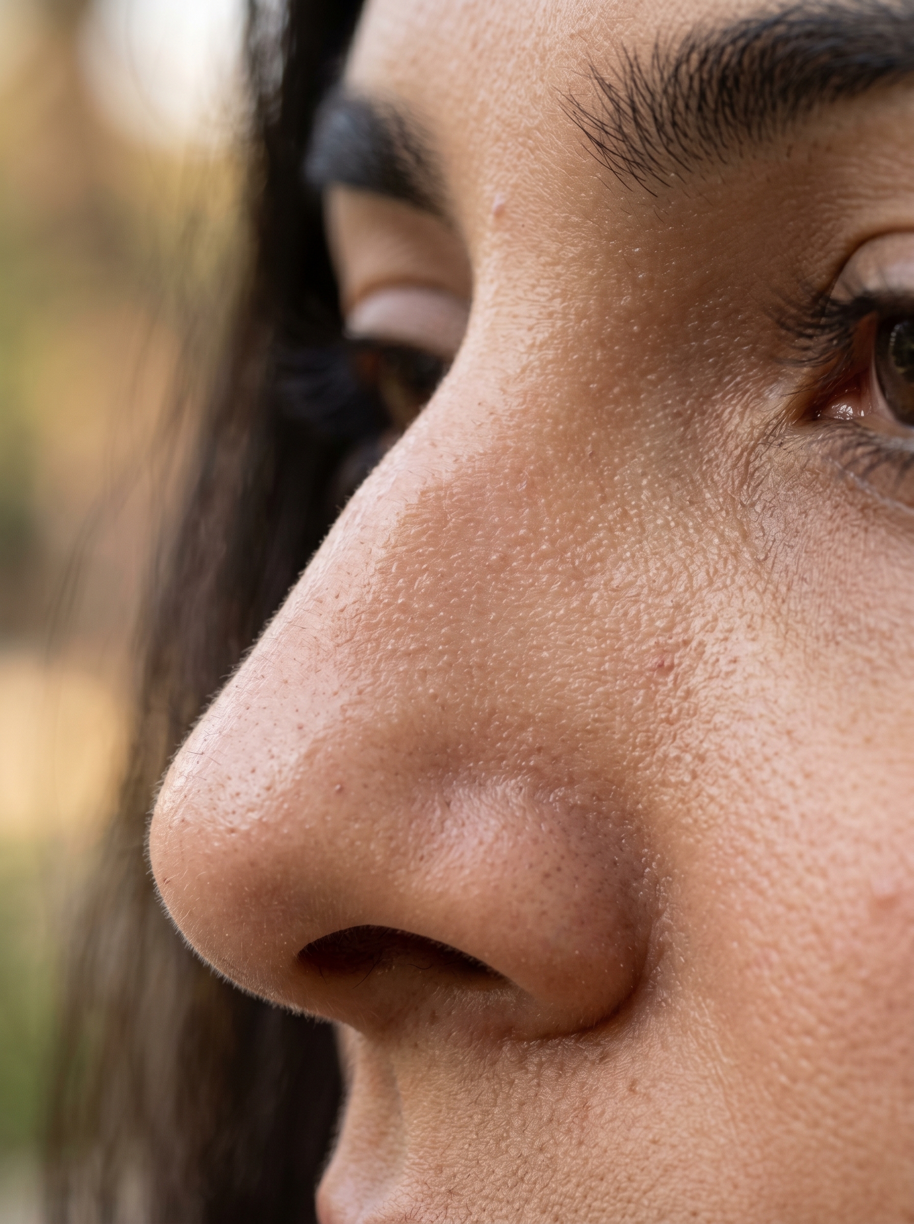 Skin concerns close up